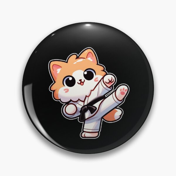 Item preview, Karate Taekwondo Funny Cat Jiu Jitsu Women Girls MMA designed and sold by BlueBerry-Pengu.