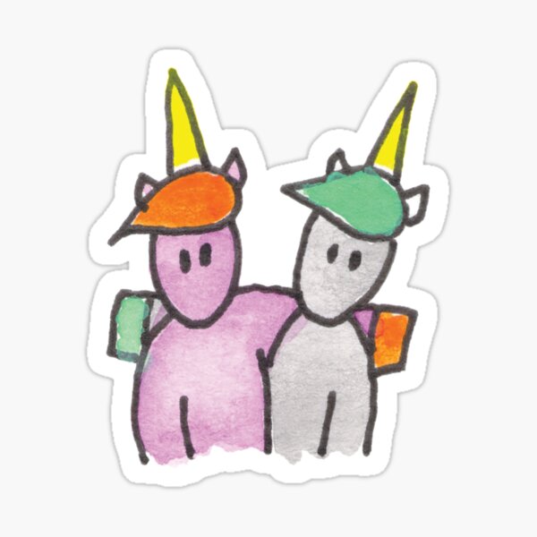 Unicorn Buddies Sticker