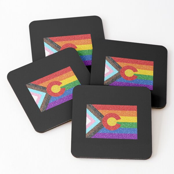 Item preview, Bandera del Orgullo del Progreso de Colorado - Bandera del arco iris LGBTQ designed and sold by shaggylocks.