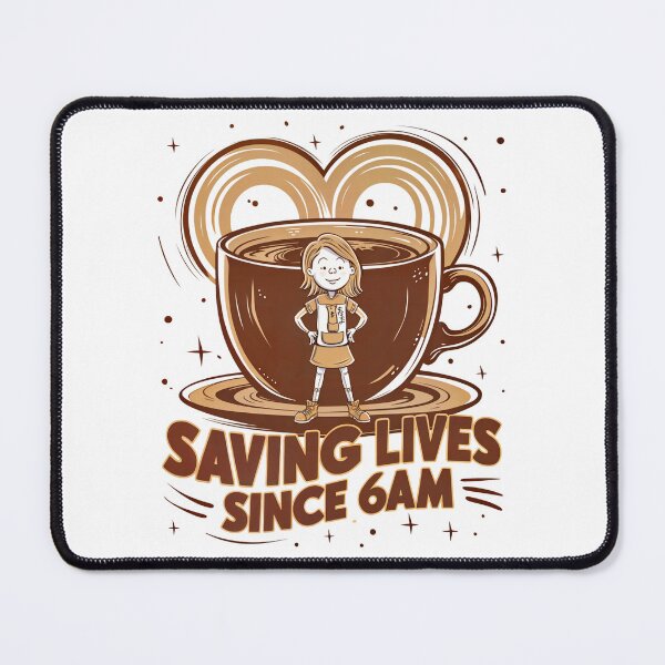 Item preview, Saving Lives Since 6am Coffee Barista, For barista,for a waiter, for a coffee shop designed and sold by winnermemes.