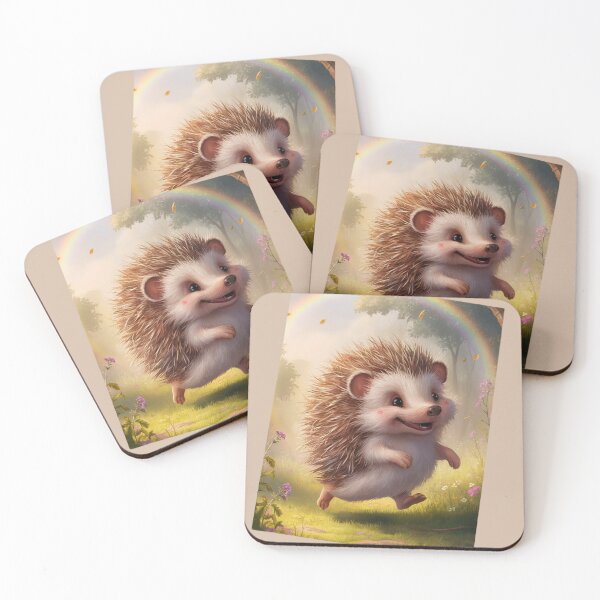 Item preview, Sweet hedgehog wanders through the forest. designed and sold by McVrax.