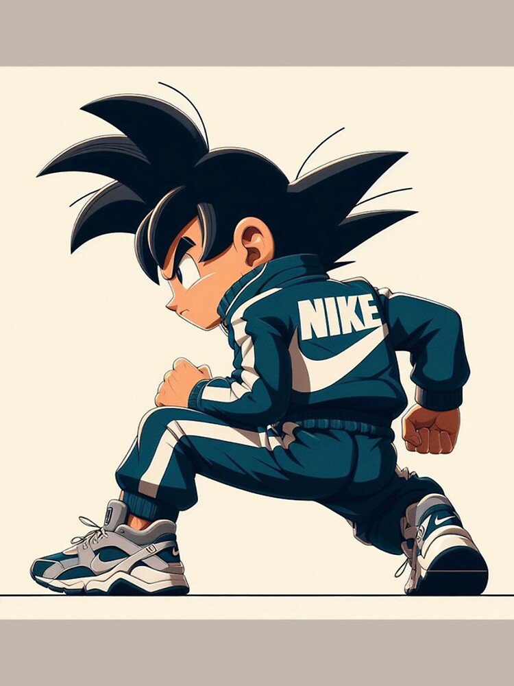 Goku con ropa nike hotsell