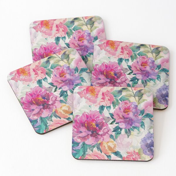 Item preview, Watercolor Flower Pattern designed and sold by MahsaWatercolor.