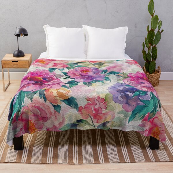 Item preview, Watercolor Flower Pattern designed and sold by MahsaWatercolor.