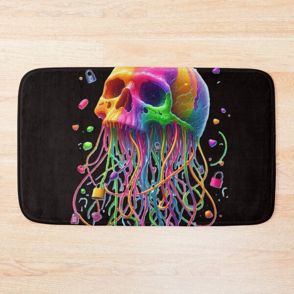 Item preview, Skull - jellyfish. Colorful print on a T-shirt T-shirt for boys and girls designed and sold by PrinceskiKinii.