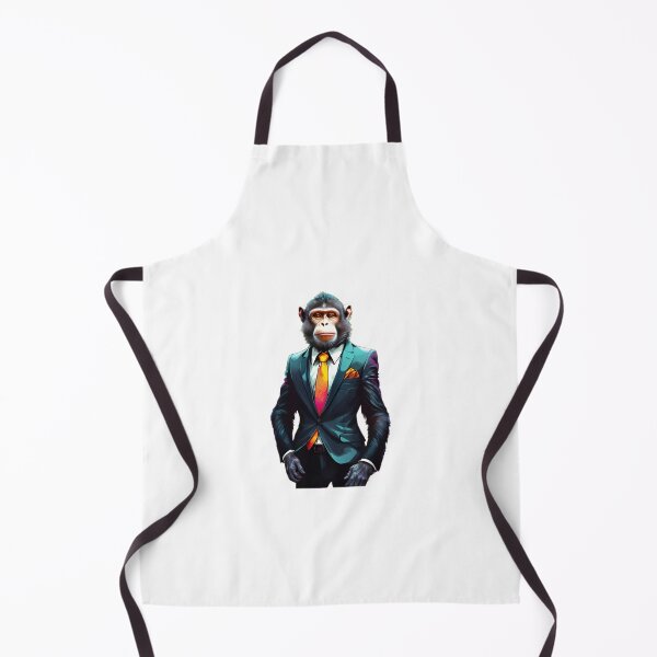 Item preview, Colorful Monkey Wearing Suit Image designed and sold by Brasuca's Art.