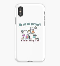Chemistry lab iPhone Case