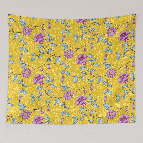 Item preview, Vibrant Vintage Blooms designed and sold by papierquarell.