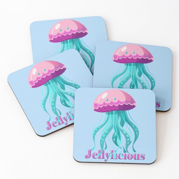 Item preview, Jellylicious Joy,Cute illustration of Jellyfish designed and sold by AgarutanPrint.