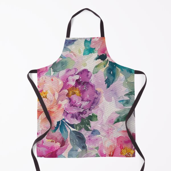Item preview, Spring & Summer Garden Watercolor Flowers Pattern designed and sold by MahsaWatercolor.
