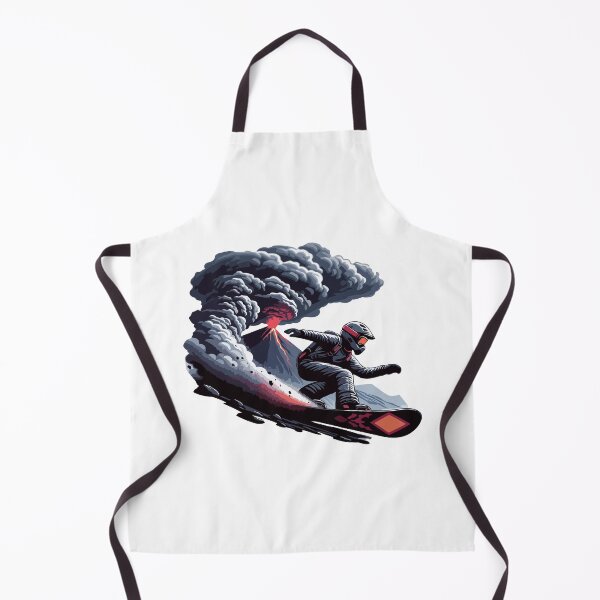Item preview, Volcanic Rush - Extreme Snowboarding Amidst Eruption designed and sold by Akioos.