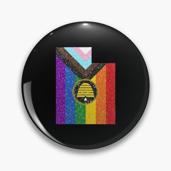 Item preview, Utah Progress Pride Flag - LGBTQ Rainbow Flag designed and sold by shaggylocks.