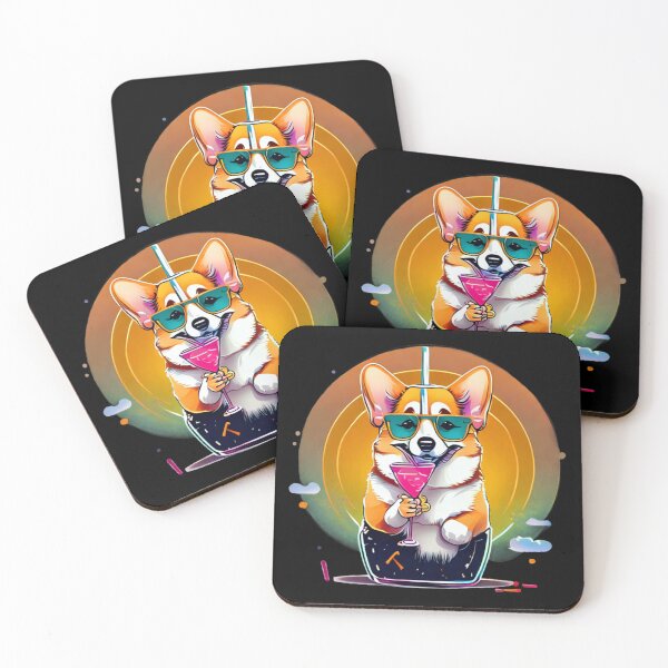 Item preview, Corgi Cutie with Cool Glasses designed and sold by sergeibz.