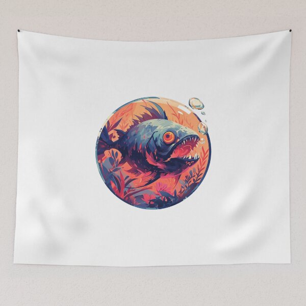 Item preview, Piranha // Endangered species // Animal in danger // Aquatic Animal designed and sold by SMARTKIT  DESIGNAGENCY.