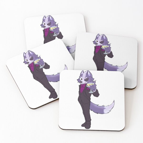Item preview, Dapper Wolf Sticker designed and sold by DaraMonster.