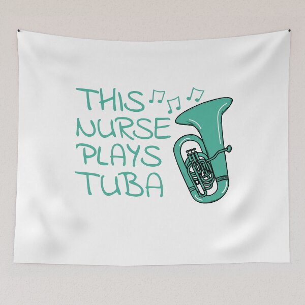 Item preview, This Nurse Plays Tuba, Tubaist Brass Musician designed and sold by doodlerob.