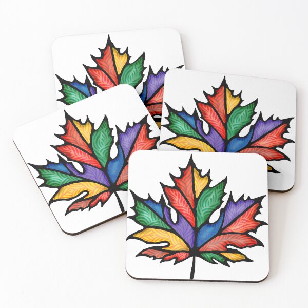 Item preview, Rainbow Maple Leaf designed and sold by Brianne Nichols.