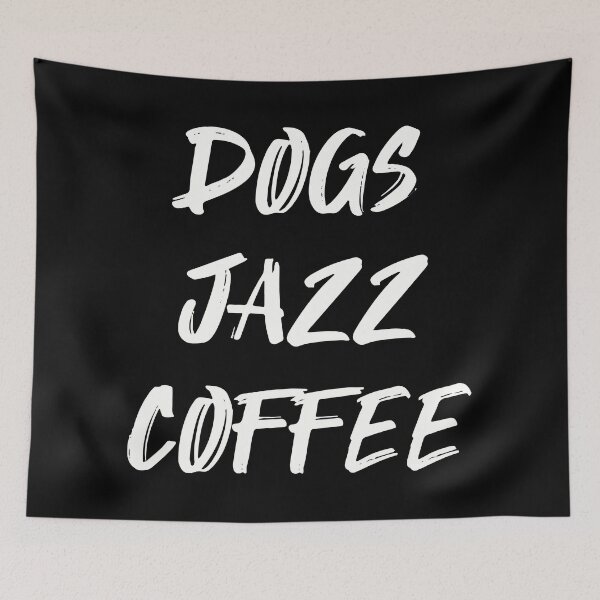 Item preview, Dogs Jazz Coffee designed and sold by FieldScent.