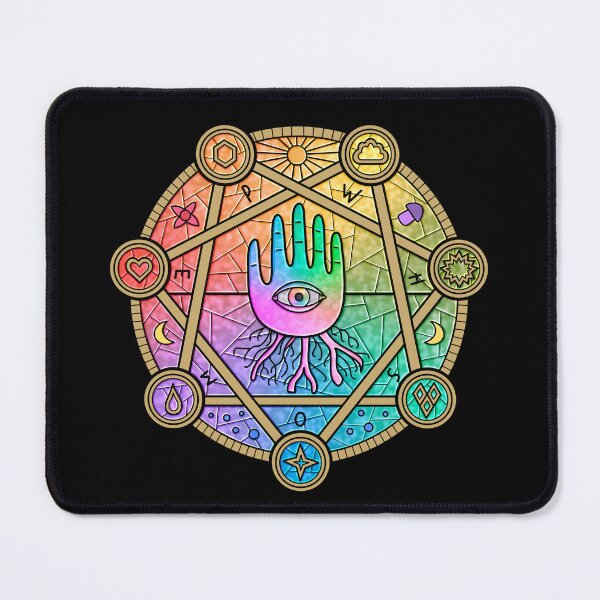 Item preview, Mutazione psychedelic sigil front print designed and sold by VixPeculiar.