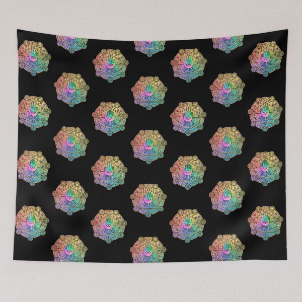Item preview, Mutazione psychedelic sigil front print designed and sold by VixPeculiar.