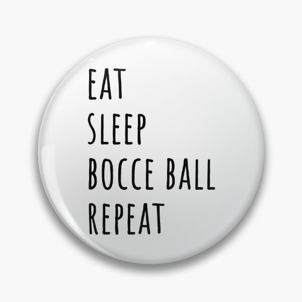 Item preview, Eat Sleep Bocce ball Repeat designed and sold by EmeraldeaArt.