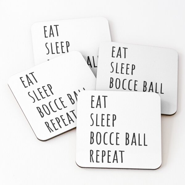 Item preview, Eat Sleep Bocce ball Repeat designed and sold by EmeraldeaArt.