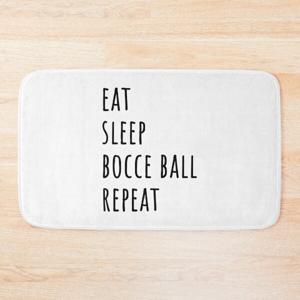 Item preview, Eat Sleep Bocce ball Repeat designed and sold by EmeraldeaArt.