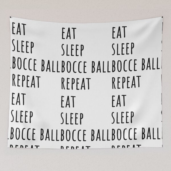Item preview, Eat Sleep Bocce ball Repeat designed and sold by EmeraldeaArt.