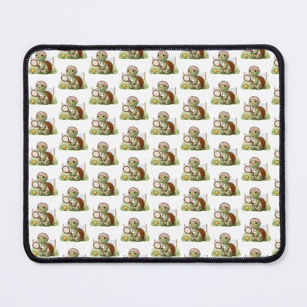 Item preview, Cute Tennis Playing Turtle Cartoon designed and sold by Akioos.