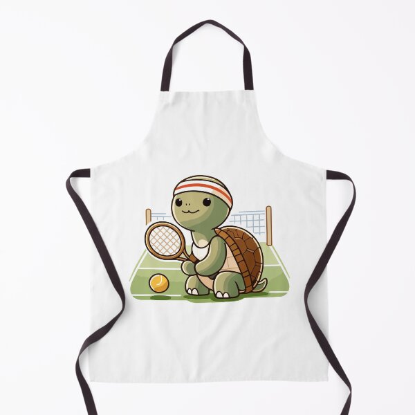 Item preview, Cute Tennis Playing Turtle Cartoon designed and sold by Akioos.