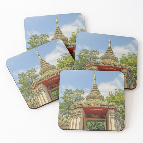 Item preview, Ornate Architecture and Spooky Guards, Bangkok, Thailand designed and sold by SafariByMarisa.