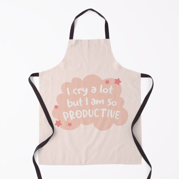 Item preview, I Cry A Lot But I Am So Productive - Pastel Pink designed and sold by Zorana Stevanovic.