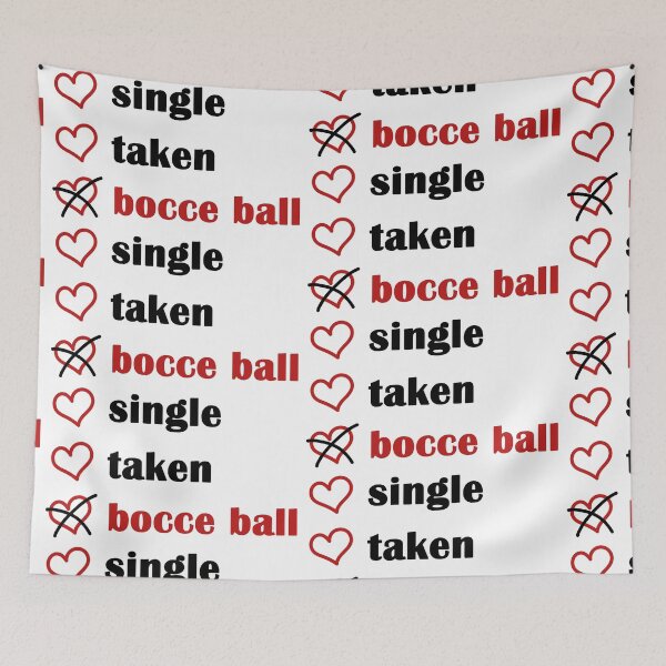 Item preview, single taken bocce ball designed and sold by EmeraldeaArt.