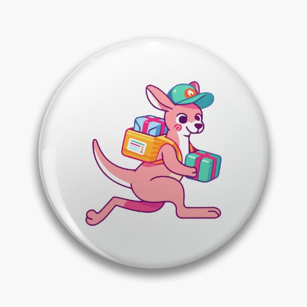 Item preview, Cute Kangaroo Delivery Service Cartoon designed and sold by Akioos.