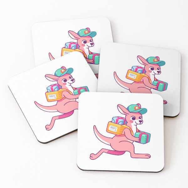Item preview, Cute Kangaroo Delivery Service Cartoon designed and sold by Akioos.