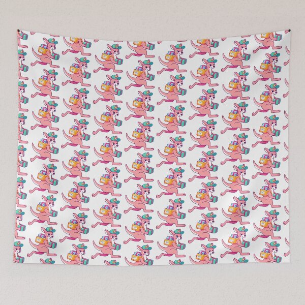 Item preview, Cute Kangaroo Delivery Service Cartoon designed and sold by Akioos.