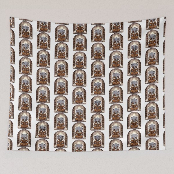 Item preview, Wise Elephant Reading in Library Cartoon designed and sold by Akioos.