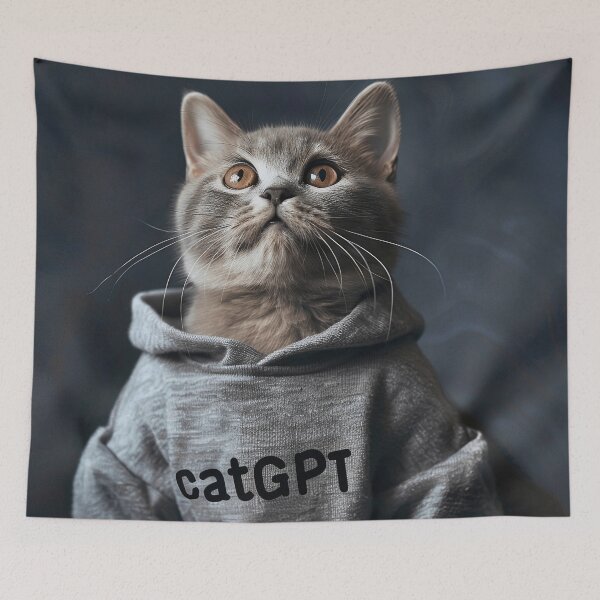 Item preview, CatGPT - a better way to chat designed and sold by Brendon987.