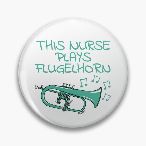 Item preview, This Nurse Plays Flugelhorn, Hornist Horn Player Brass Musician designed and sold by doodlerob.