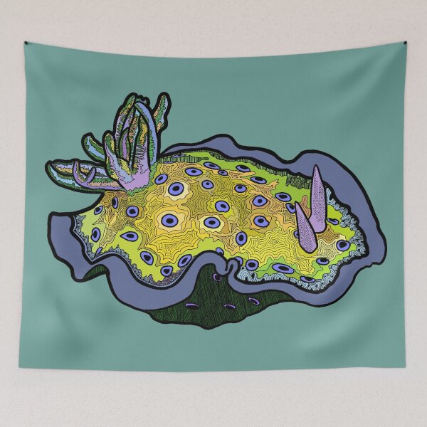 Item preview, Kunie's Chromodoris Sea Slug designed and sold by ArtbyDLP.