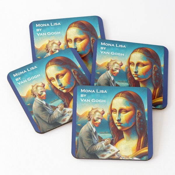 Item preview, Mona Lisa by Van Gogh designed and sold by Valérie Ozanon.