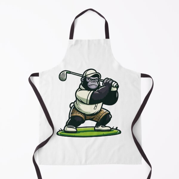 Item preview, Fierce Golfing Gorilla Cartoon designed and sold by Akioos.