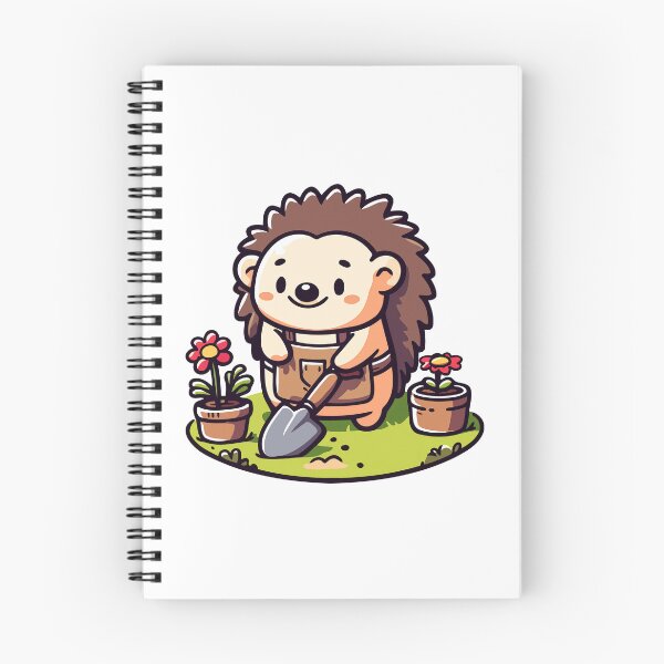 Artikelvorschau, Niedlicher Garten-Igel-Cartoon entworfen und verkauft von Akioos.