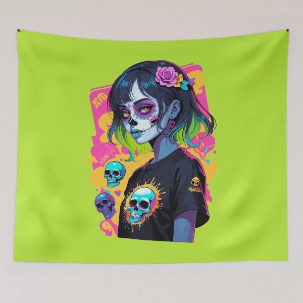 Item preview, Sugar Skull Girl Glow Series 07 designed and sold by A78-Designs.