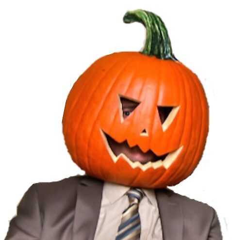 "Pumpkin Dwight" by MicaelaD13 | Redbubble