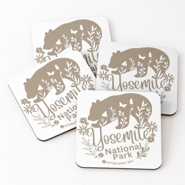Item preview, Yosemite National Park Bear Flower T-shirt designed and sold by ThinkNature!.