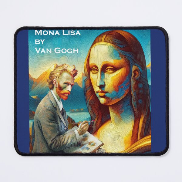 Item preview, Mona Lisa by Van Gogh designed and sold by Valérie Ozanon.