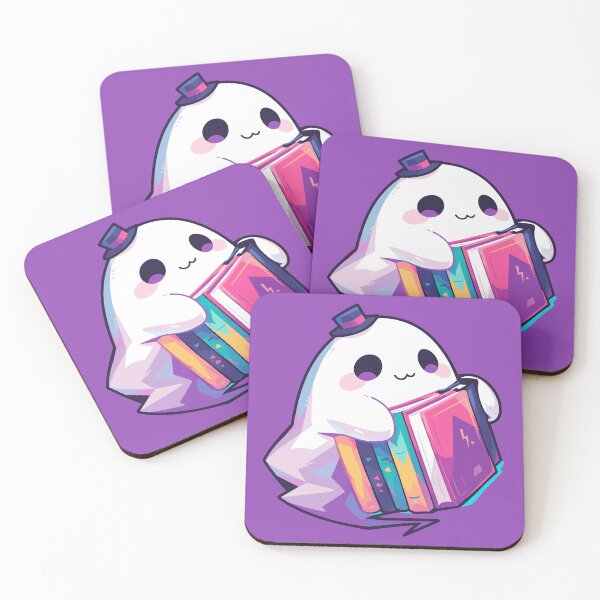 Item preview, Happy Ghost With Books designed and sold by SweetClicks123.