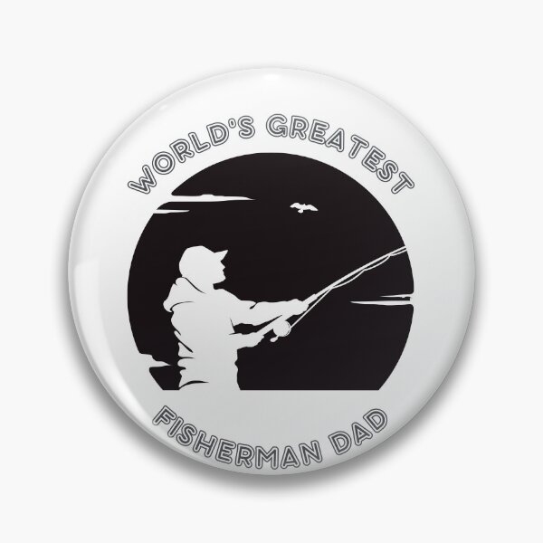 Item preview, "World's Greatest Fisherman Dad" Simple Design T-Shirt designed and sold by AI-volution.