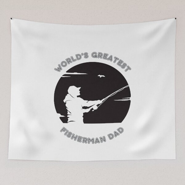 Item preview, "World's Greatest Fisherman Dad" Simple Design T-Shirt designed and sold by AI-volution.